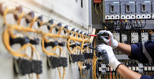 Professional Electrician technician working in Edmore, MI